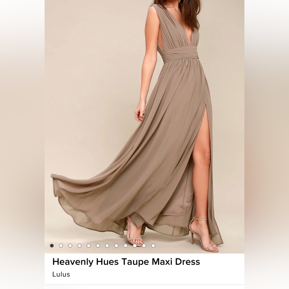 Taupe Bridesmaid dress lulus
